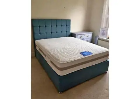 Brand new bed box and mattress +box spring +Metal frame !!! Cash On Delivery(SM) - 1/6