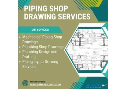 Piping Shop Drawing Services in Oxford,UK