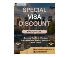 Special Germany Visa Offer | Up to 30% Off