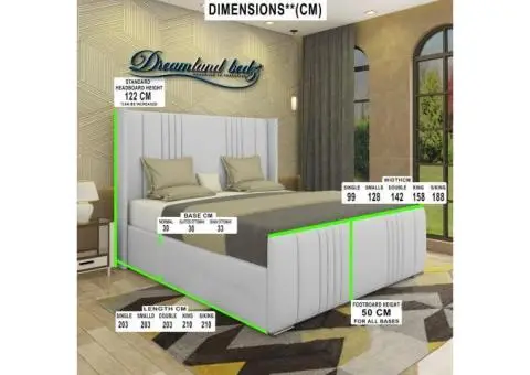 2025 Manhattan Wingback Bed Frame In Plush Silver - 2/5