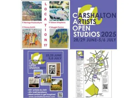 ???? Free Open Studio Art Trail – 60+ Artists in Carshalton This Summer - 5/5
