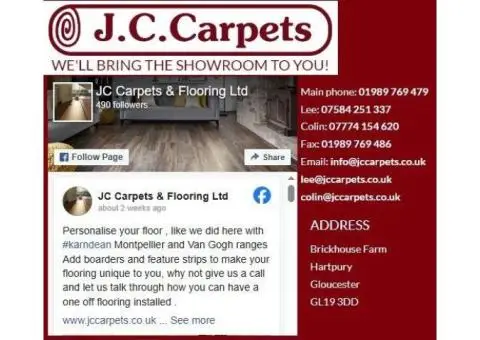 Contact us for Carpets in Gloucester