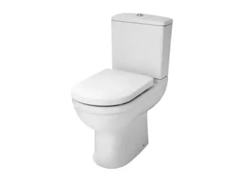 Nuie Ivo Comfort Height Close Coupled Toilet With Push Button Cistern - White - 2/2
