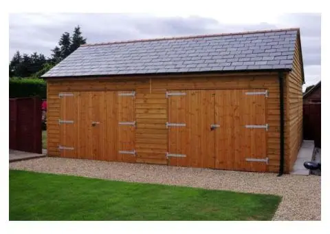 Double Timber Garages - Versatile Solutions for Modern British Homes