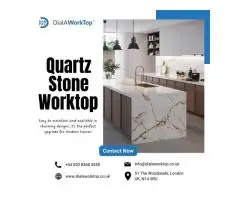 Quartz Stone Worktop | +44 0208 368 5555 | DialAWorkTop