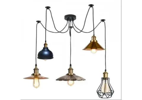 Modern Multi Arm Ceiling Light Spider Lamp - 4/7