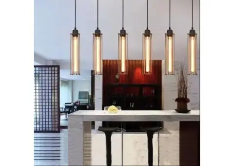Industrial Ceiling Pendant Light Metal Cage Lampshade Hanging Retro Lamp - 3/6