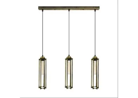 Industrial Ceiling Pendant Light Metal Cage Lampshade Hanging Retro Lamp - 4/6