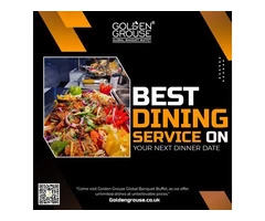 Best dining service on your next dinner date.