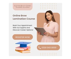 Join Our Online Brow Lamination Course to Enter the Profitable Market