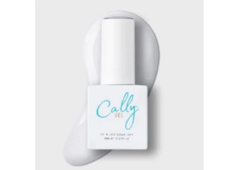 Snow White Cally Gel Nail Polish 8ml - 1/4