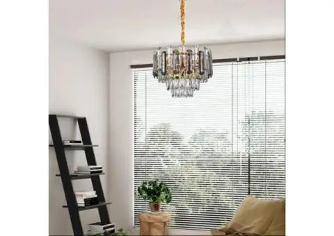 "Luxury Crystal Chandelier – Perfect for Living Rooms, Dining Areas & Bedrooms" - 6/10