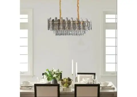 "Luxury Crystal Chandelier – Perfect for Living Rooms, Dining Areas & Bedrooms" - 7/10