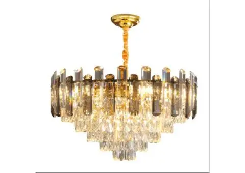 "Luxury Crystal Chandelier – Perfect for Living Rooms, Dining Areas & Bedrooms" - 9/10