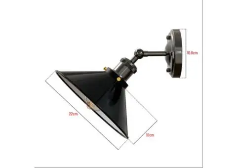 Metal Black Adjustable Arms Wall Lights Fittings Sconce Lamp - 4/6