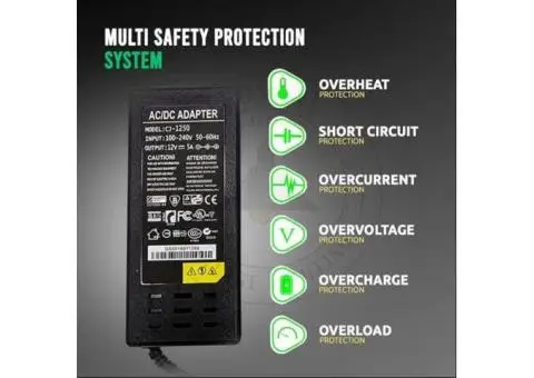 Universal Regulated Power Adapters_AC 100-240V to DC 12W 1A - 6/7