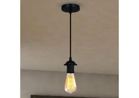 Adjustable Pendant Light – E27 Base, 95cm Cord - 1/5