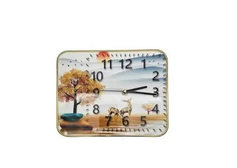 20Cm x 25Cm Wall art deco wall clocks London Porcelain Painting Clock - 5/6