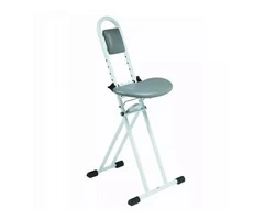 The versatile perching stool can be modified to suit most activities and body sizes.