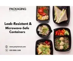 Leak-Resistant & Microwave-Safe Containers for Catering Needs