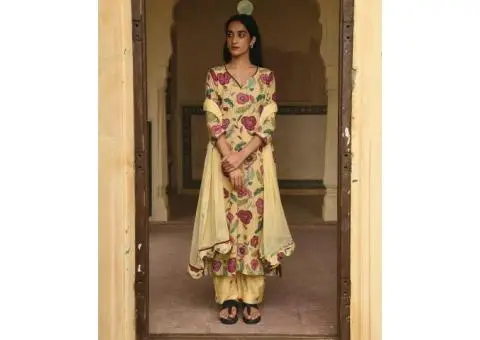Shop Taro India Kurta Sets, Sarees & More Online at Muzai - 4/5