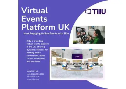 Leading Virtual Events Platform in the UK for Seamless Online Experiences