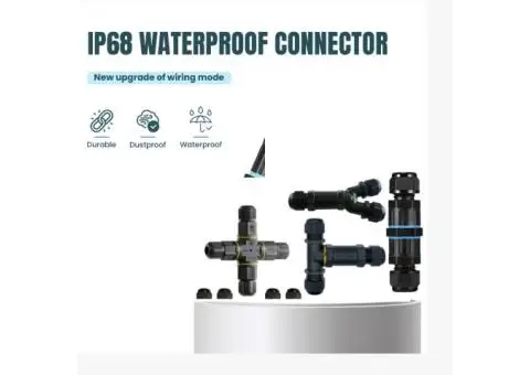 Waterproof Electrical Junction Box Cable Connector Wire IP68 UK - 1/5