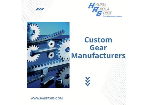 Custom Gear Manufacturer | Halifax Rack & Screw