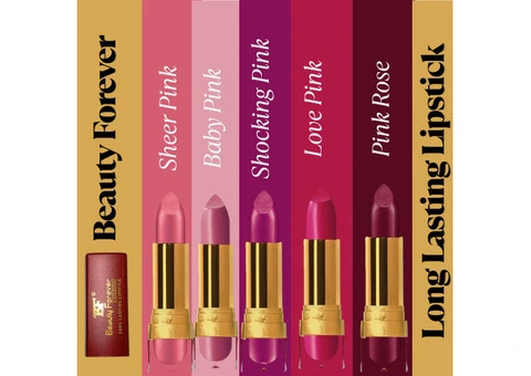 Pink Lipsticks - Long Lasting Lipstick at Beauty Forever London