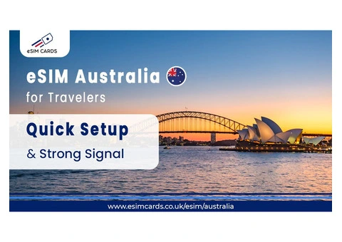 Get Online Instantly in Australia with eSIMCards – Buy Now