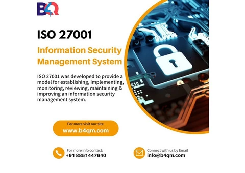ISO 27001 certification in UK | ISMS | B4Q Management Ltd. - 1/3