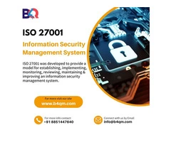 ISO 27001 certification in UK | ISMS | B4Q Management Ltd.