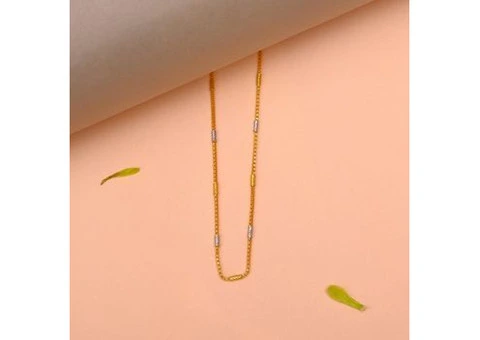 Elegant 10 Grams Gold Chain Models | CMR Jewellery