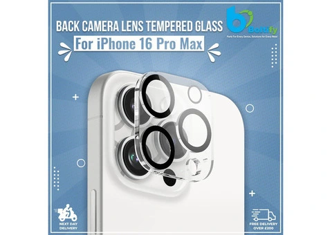 Buy Newly Arrived Back Camera Lens Tempered Glass for iPhone 16 Pro Max in Bulk