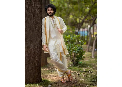Checkout Latest Dhoti Pants for Men – Ethnic Wear at Muzai - 5/5