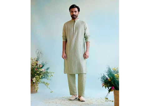 Browse Latest Men’s Kurta Designs Online - Only at Muzai - 2/5