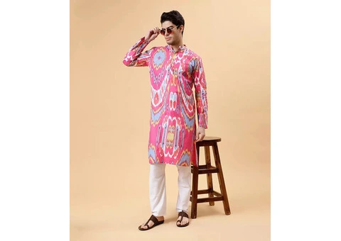 Browse Latest Men’s Kurta Designs Online - Only at Muzai - 4/5