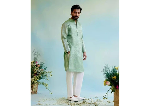 Browse Latest Men’s Kurta Designs Online - Only at Muzai - 5/5