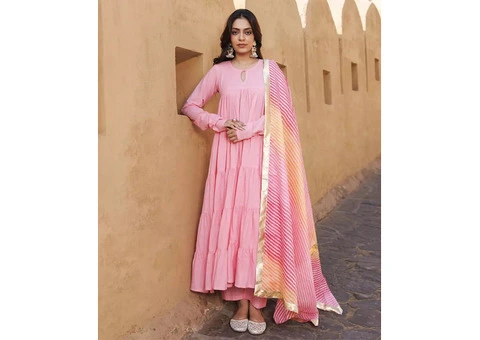 Buy Designer Anarkali Gowns Online – Luxury Fashion at Muzai - 4/4