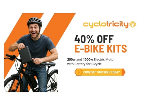 For Sale: Front-Wheel E Bike Conversion Kit – 250W Motor, 40% OFF | Cyclotricity UK