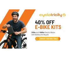 For Sale: Front-Wheel E Bike Conversion Kit – 250W Motor, 40% OFF | Cyclotricity UK