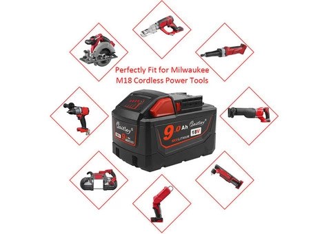 18V 9.0Ah Milwaukee M18B9 Power Tool Battery