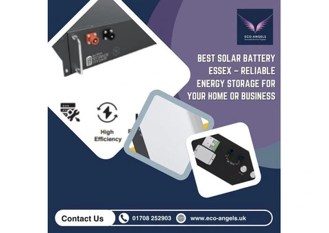 Best Solar Battery Essex – Reliable Energy Storage for Your Home or Business