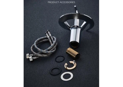 High-end Bathroom Hot And Cold Copper Basin Waterfall Tap TW0378B - 4/5