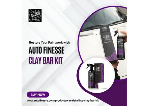 Restore Your Paintwork with Auto Finesse Clay Bar Kit