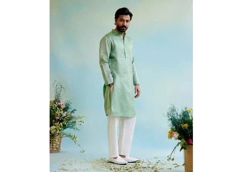 Buy Designer Kurta Pajama Online – Trendy Styles at Muzai - 4/4