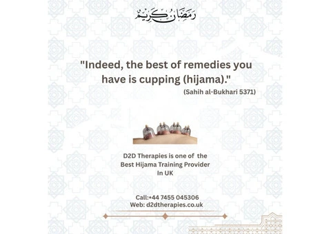 Certified Hijama Cupping Course in London – Hands-On Training at D2D - 1/3