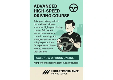 Advanced High Speed Driving Course – Take Control Like a Pro!