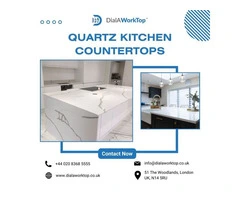Quartz Kitchen Countertops | +44 0208 368 5555 | DialAWorkTop