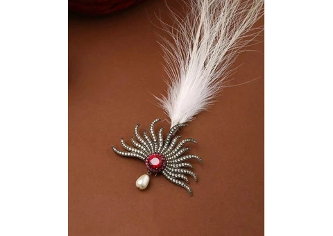 Checkout Men Brooch Online at Muzai - 2/4